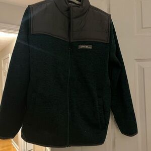 Eddie Bauer Forest Green and gray Jacket